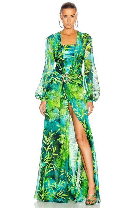 versace green dress price